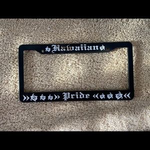 License plate frame- Hawaiian Pride